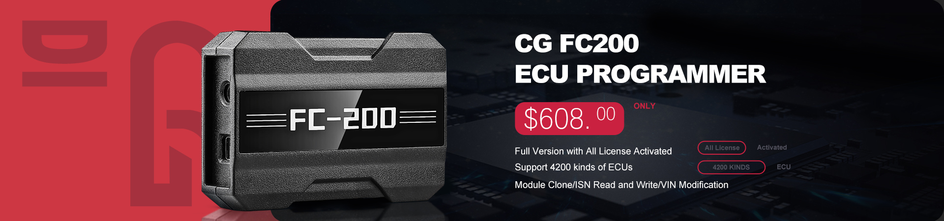 CG FC200 ECU Programmer Full Version Tax Free