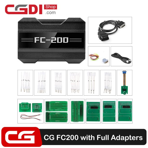 V1.1.9.0 CG FC200 ECU Programmer with New Adapters Set 6HP & 8HP / MSV90 / N55 / N20 / B48/ B58