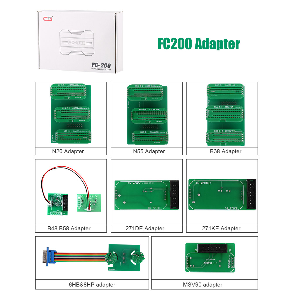 FC200 AT200 New Adapters Set 