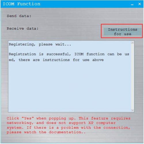Free Activation ICOM Function Update on CGDI BMW (Not Support Windows XP System)