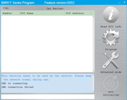 BMW F Series Coding Authorization for CGDI Prog BMW MSV80 Key Programmer