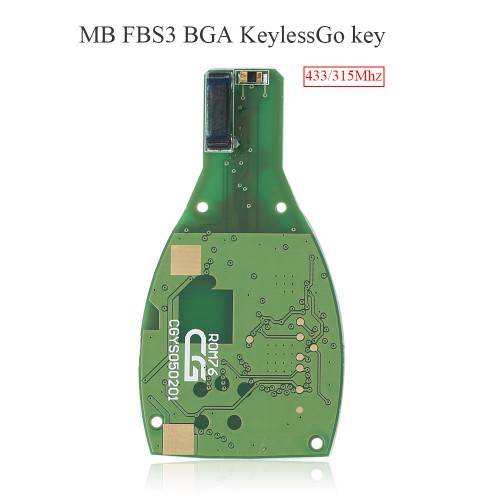 [Pre-order] 5pcs CG MB FBS3 KeylessGo Key 315/433MHZ with 3 Button Shell for W204 W207 W212 W164 W166 W216 W221 W251 Free Shipping by DHL