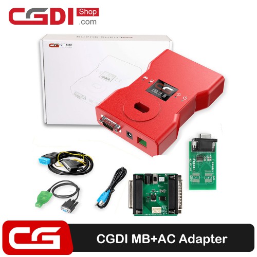 CGDI MB with AC Adapter Work with Mercedes W164 W204 W221 W209 W246 W251 W166 for Data Acquisition via OBD