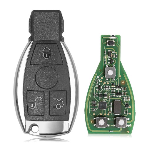 10pcs Original CGDI MB Be Key with Smart Key Shell 3 Button for Mercedes Benz with 10 Free Tokens Get Free 4pcs Key Shell Pry Tool