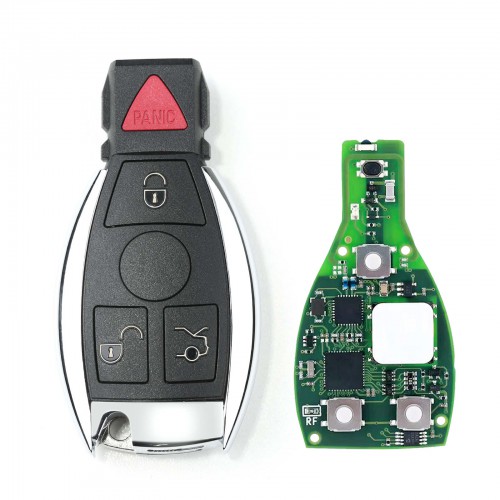 5pcs CG MB 08 Version Keyless Go Key 2-in-1 315MHz/433MHz with Shell for Mercedes W164 W221 W216 from Year 2005-2010 Get 5 Free Tokens