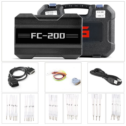 CG FC200 ECU Programmer Full Version with New Adapters Set 6HP & 8HP / MSV90 / N55 / N20 / B48/ B58 and MPC5XX Adapter for EDC16/ ME9.0 etc