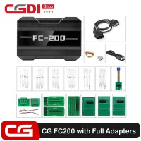 V1.1.1.0 CG FC200 ECU Programmer Full Version with New Adapters Set 6HP & 8HP / MSV90 / N55 / N20 / B48/ B58