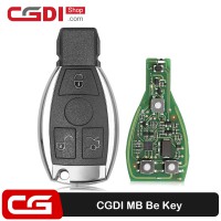 【Flash Sale】Original CGDI MB Be Key with Smart Key Shell 3 Button for Mercedes Benz till FBS3 Get 1 Free Token Well Assembled Ready to Use