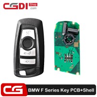 High Quality BMW F Series CAS4+/FEM Blade 315 MHZ Key Board with Shell Made by CGDI