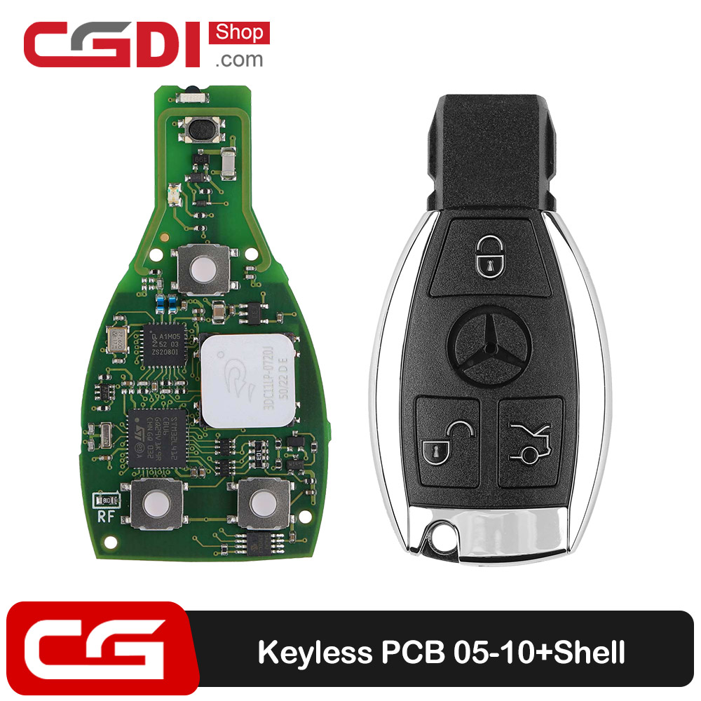 CG MB 08 Version Keyless Go Key 2-in-1 315MHz/433MHz with Shell